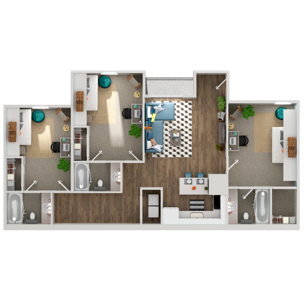 3BR/3BA