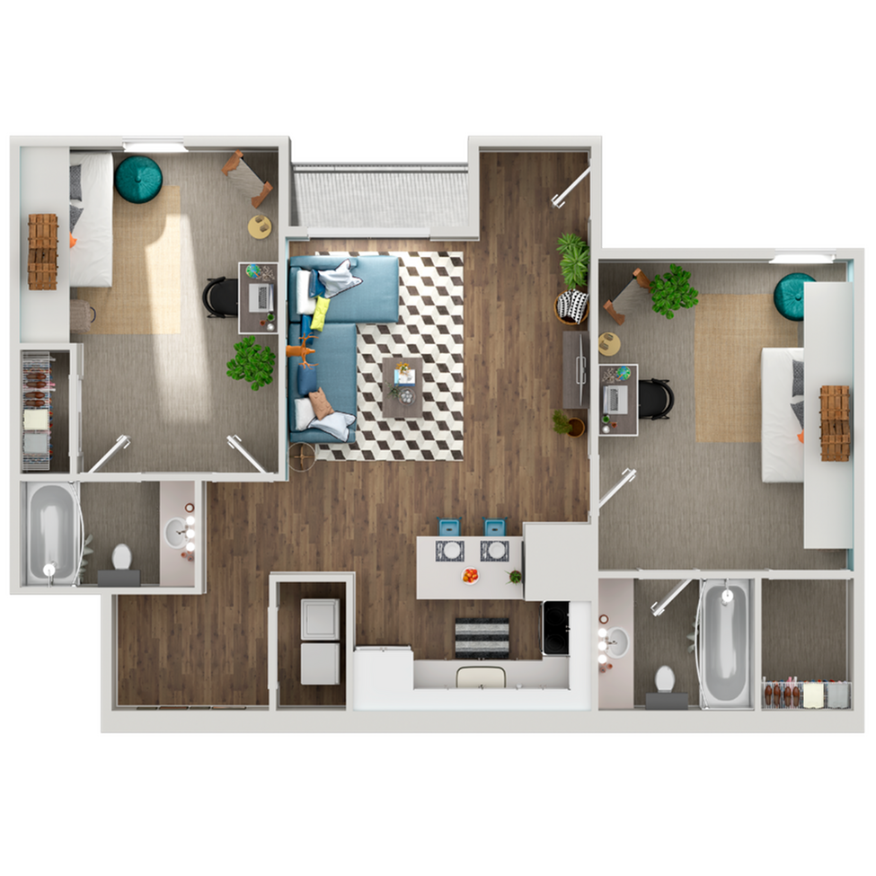 2BR/2BA